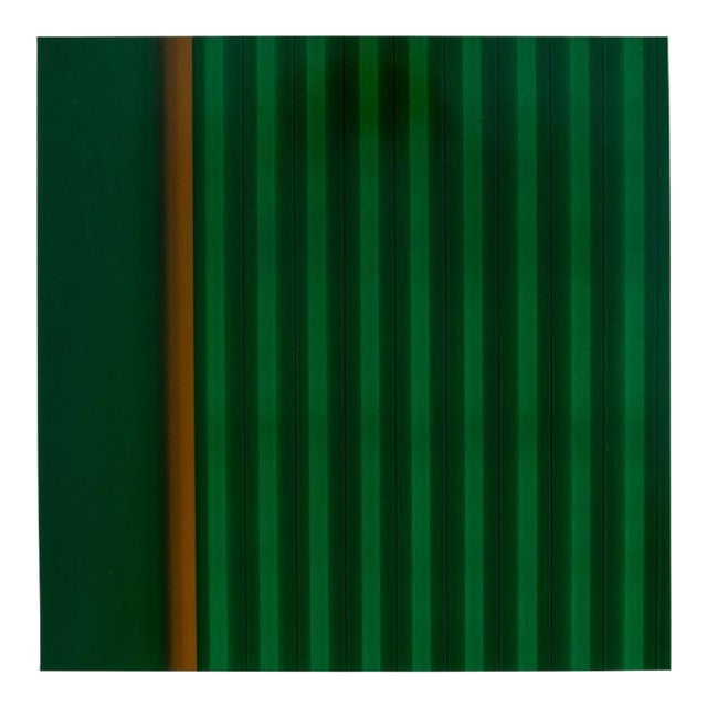 Anne Sager Green Abstraction Digital Composition For Sale