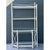 Vintage Painted Metal Display Shelf For Sale In West Palm - Image 6 of 12