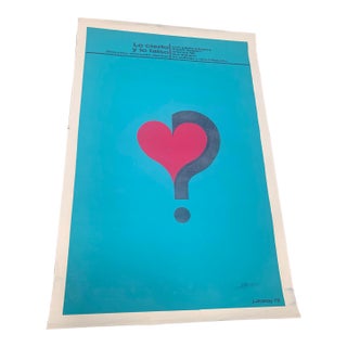 1973 Original Cuban Icaic Silkscreen Movie Poster "Lo Cierto Y Lo Falso" by Julio Eloy For Sale