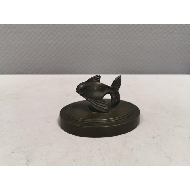 Letterweight in Bronze by Just Andersen, 1920s For Sale - Image 6 of 9