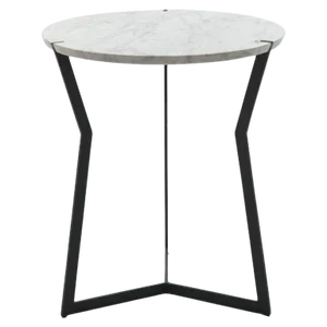Carrara Marble Star Side Table by Olivier Gagnère