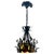 Metal Arts & Crafts Hand-Crafted Forged Pendant Lobby Lamp, 1930s For Sale - Image 7 of 17