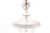 A finely cut crystal table lamp with faceted detailing, silvered feet, and a classical urn silhouette. The highly...