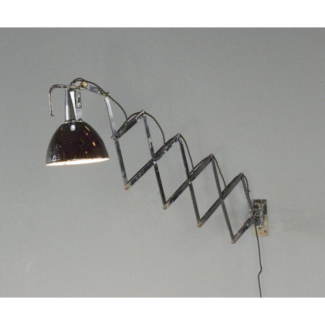 Large Scissor Lamp by Wilhelm Bader, 1920s For Sale - Image 10 of 14