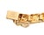 Metal Mid 20th Century Nugget Rectangular 14k Yellow Gold Link Bracelet 8" For Sale - Image 7 of 7