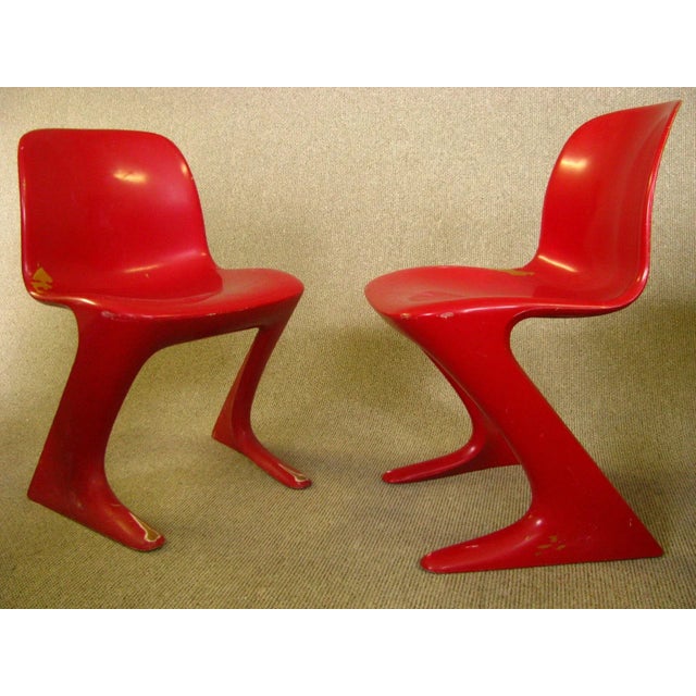 Z Chairs by Ernst Moeckel & Siegfried Mehl for VEB Petrochemisches Kombinat Schwedt, 1960s, Set of 6 For Sale - Image 11 of 11