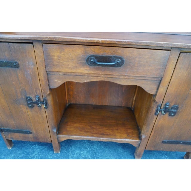 Brown 1930s Classic Monterey Sideboard in Smokey Maple For Sale - Image 8 of 10