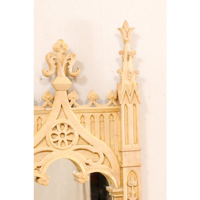 Wood Whimsical English Mirror, Mid 20th Century For Sale - Image 7 of 11