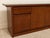 Vintage Mid-Century Modern Walnut Credenza With Glass Top For Sale - Image 9 of 12