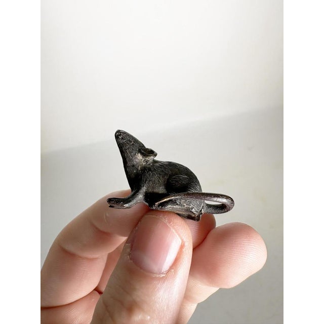 Vintage Bronzes Animal Figures, France, 1950, Set of 5 For Sale - Image 6 of 11