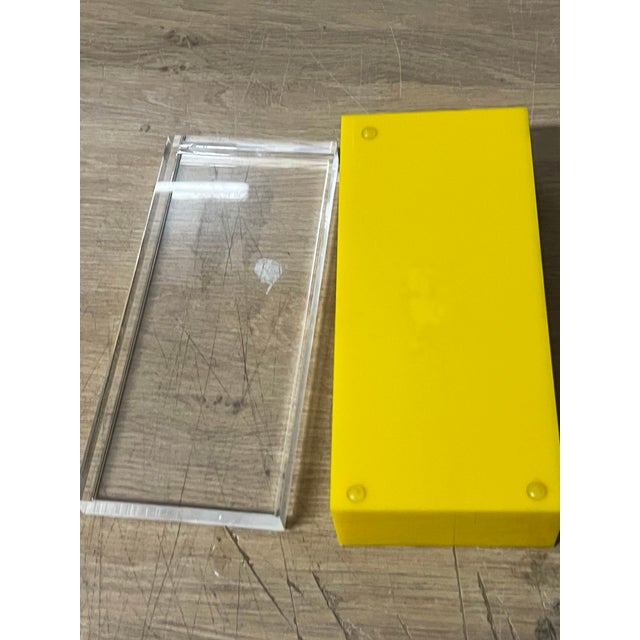 Alessandro Albrizzi 1970s Lucite Box , Albrizzi, Italy, Mid Century For Sale - Image 4 of 6