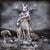 Queen of the Forest by Marcin Owczarek | Photography of a statue with animals in a forest setting For Sale
