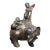 Vintage Bronze Sculpture of Boys Playing on an Elephant For Sale