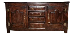 18th Century English Oak Dresser Base