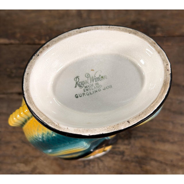Ceramic Royal Winton 1950s Gurgling Fish Jug Made in England For Sale - Image 7 of 7
