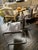 Mid-Century Modern Pair of 1970s Spoleto Dining Chairs With Brown Leather Seats and Backs on Chrome Frame For Sale - Image 3 of 11