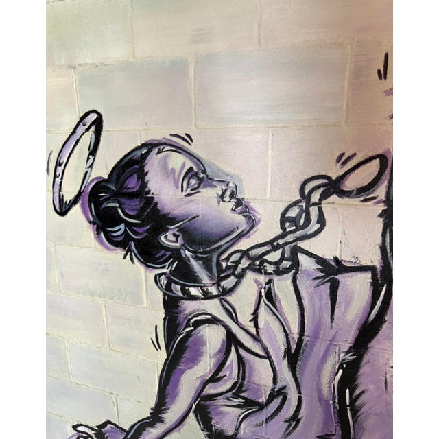 2000 - 2009 Augusto-S, Chained Dancer, 2005, Oil Painting on Canvas, Framed For Sale - Image 5 of 9
