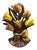 Metal Antique Cast Iron Yellow Tulip Flower Bouquet Doorstop For Sale - Image 7 of 7