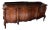Antique Late 19th Century French Rococo Revival Burl Walnut Buffet For Sale