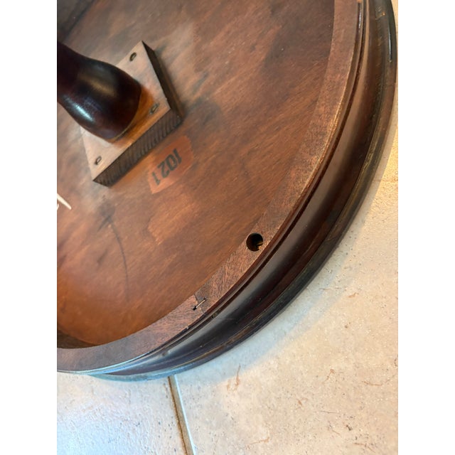 Vintage Hand Carved Tripod Pie Crust Wood Accent Table in the Manner of Chippendale For Sale - Image 13 of 16