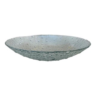 Pavel Panek Large Glass Bubble Bowl For Sale