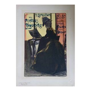 Les Maitres de L'Affiche (1896-1900), Second Exhibition of Lithographic Painters (Plate 219), Lithograph For Sale