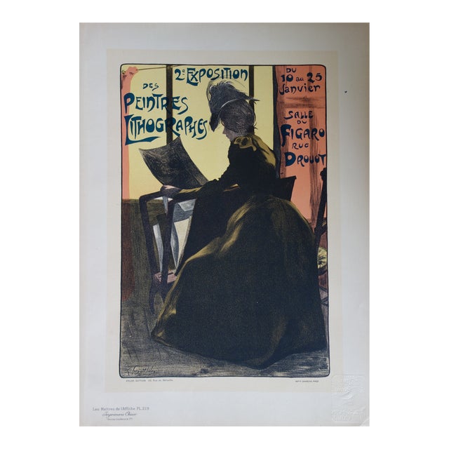 Les Maitres de L'Affiche (1896-1900), Second Exhibition of Lithographic Painters (Plate 219), Lithograph For Sale