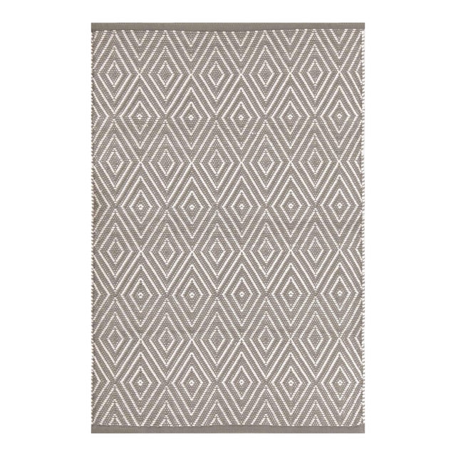 Dash & Albert by Annie Selke Diamond Fieldstone/Ivory Indoor/Outdoor Rug, 2' x 3' For Sale