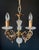 Vintage French Chandelier in Brass and Glass, 1960s For Sale - Image 4 of 16