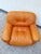 Cognac Leather Sapporo Armchair from Mobil Girgi, Italy, 1970s For Sale - Image 9 of 10