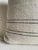 Not Yet Made - Made To Order Belgian Linen and Wool Oversize Pillow Cover in Oatmeal and Coal With Insert For Sale - Image 5 of 6