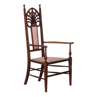 Antique English Armchair by J.S. Henry, 1800s For Sale