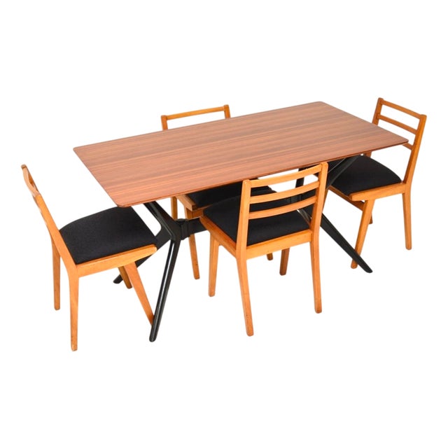 Vintage Redford Dining Table and Chairs from G-Plan, 1950, Set of 5 For Sale