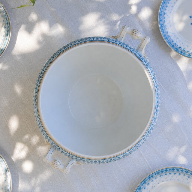 Large Oscar Shaller Porcelain Soup Tureen, 1909 For Sale - Image 6 of 8