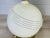 Ceramic Vintage 1970s Cream & Gold Round Table Lamps, Pair For Sale - Image 7 of 11