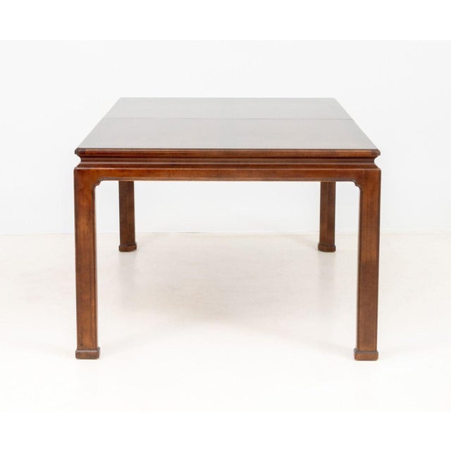 Henredon Mahogany and Elm Extending Dining Table For Sale In New York - Image 6 of 14