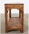 Baldwin Style Wrapped Rattan Console Table For Sale In Savannah - Image 6 of 12