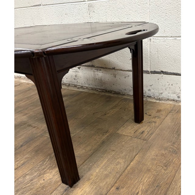 Vintage Butler Table With Removable Tray Top For Sale - Image 15 of 16