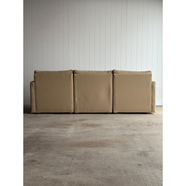 Charles Pfister for Knoll Three-Piece Lounge Sofa in Camel Upholstery, C. 1970s For Sale - Image 12 of 15