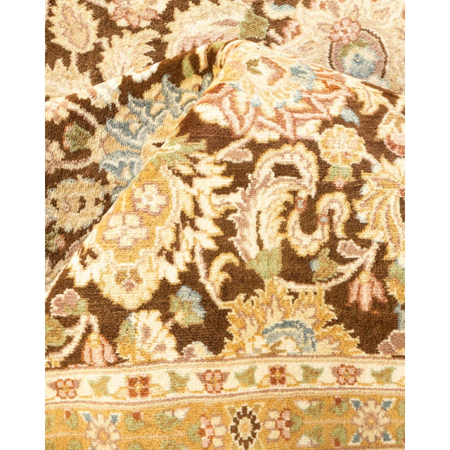 Textile Mogul Hand-Knotted Area Rug - Brown, 8' 1" x 10' 2" For Sale - Image 7 of 8