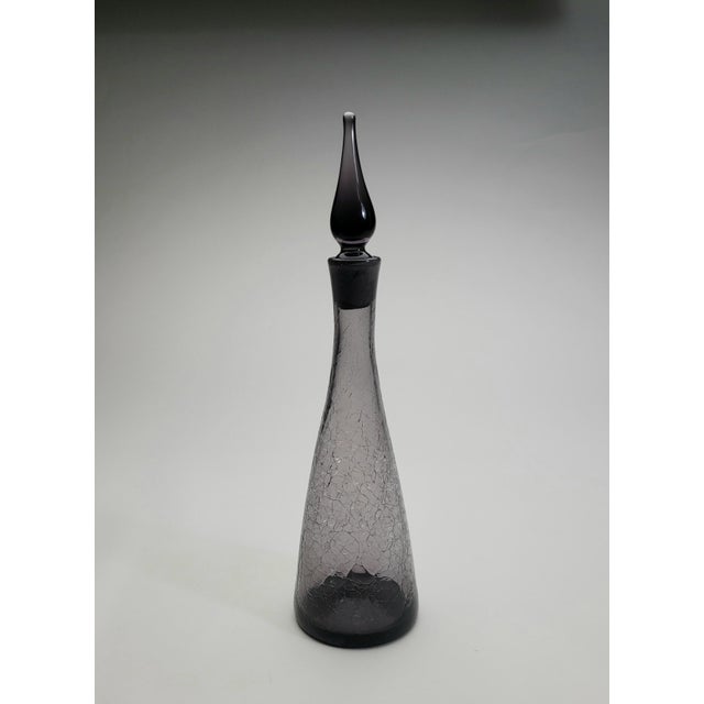 Winslow Anderson 1960s Mid Century Blenko Decanter For Sale - Image 4 of 10