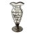 Antique Art Nouveau Sterling Silver and Glass Vase - Late 19th Century For Sale
