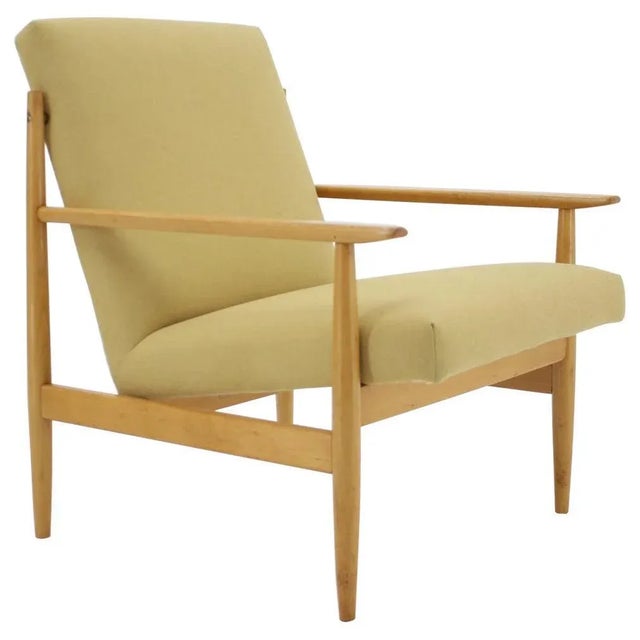 Beech Armchair, Czechoslovakia, 1960s For Sale - Image 10 of 10