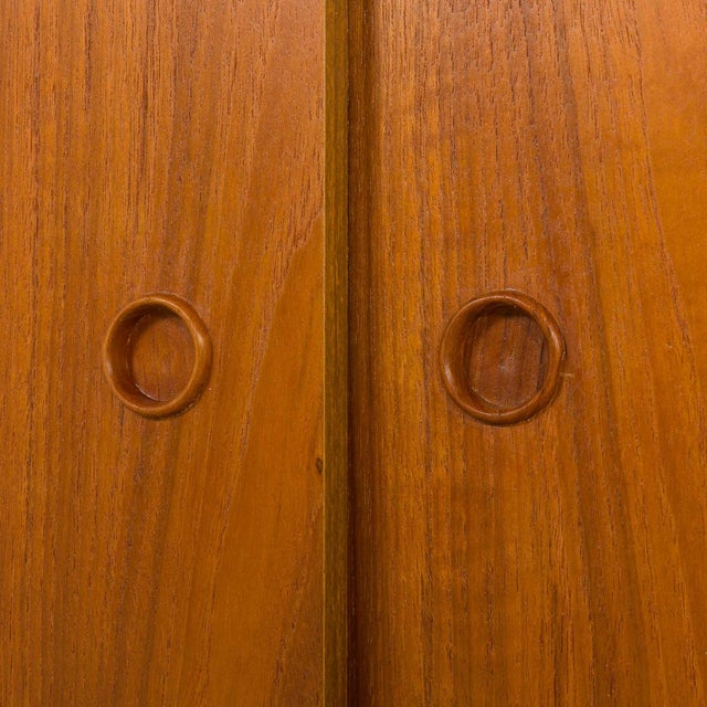 Danish Teak Wall Unit in the style of Cadovius, Sorensen, 1960s For Sale - Image 13 of 14