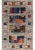 Handwoven Persian Gabbeh Area Rug 2'9"×4'5" For Sale