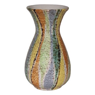 Mid-Century Ceramic Vase from Jasba, 1950s For Sale