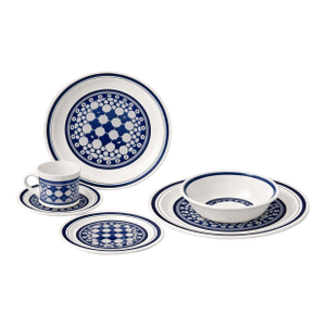 1970s Royal Doulton Tangiers 6-Piece Place Setting Stoneware Excellent Condition - Set of 6