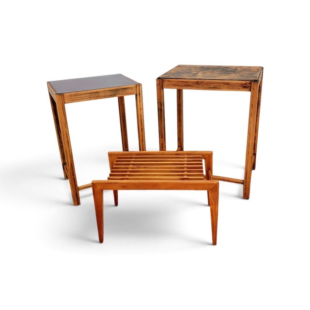 Flowerbed Bench from Thonet, Czechoslovakia, 1960s, Set of 3 For Sale - Image 3 of 15
