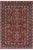 Turkish Antique Hereke Red Blue Wool & Silk Rug - 4'0''x6'0'' For Sale - Image 10 of 10