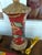 French Provincial Vintage Red & Gold Hand‑Painted - a Pair For Sale - Image 3 of 8